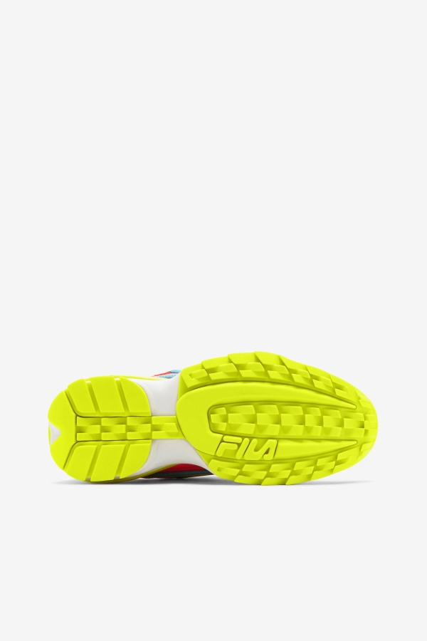 Fiery Coral-Yellow-Bluefish Women\'s Disruptor 2 Exp Fila