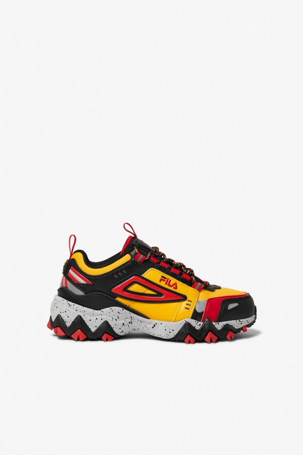 Fila Big Kids' Oakmont Tr Gold-Black-Red