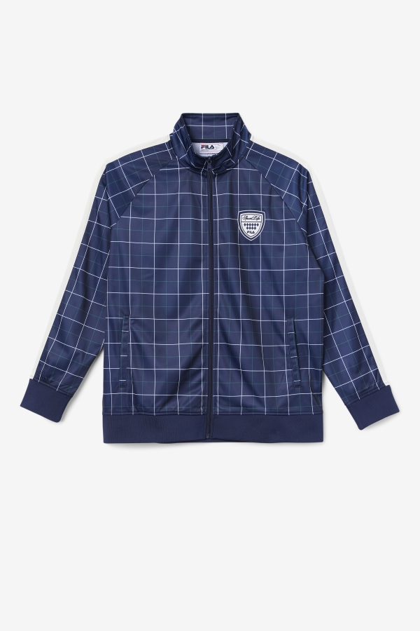 Oshan Track Jacket Fila Navy-Gardenia-June Bug