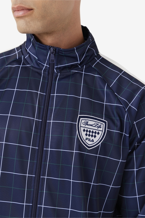 Oshan Track Jacket Fila Navy-Gardenia-June Bug
