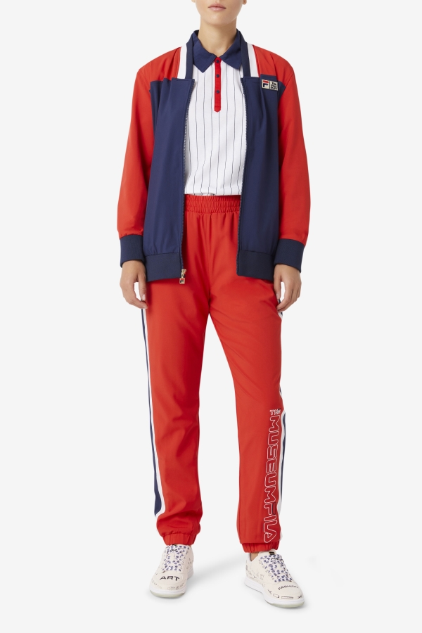 Peacoat-Red-White FILA x The Museum Track Jacket Fila