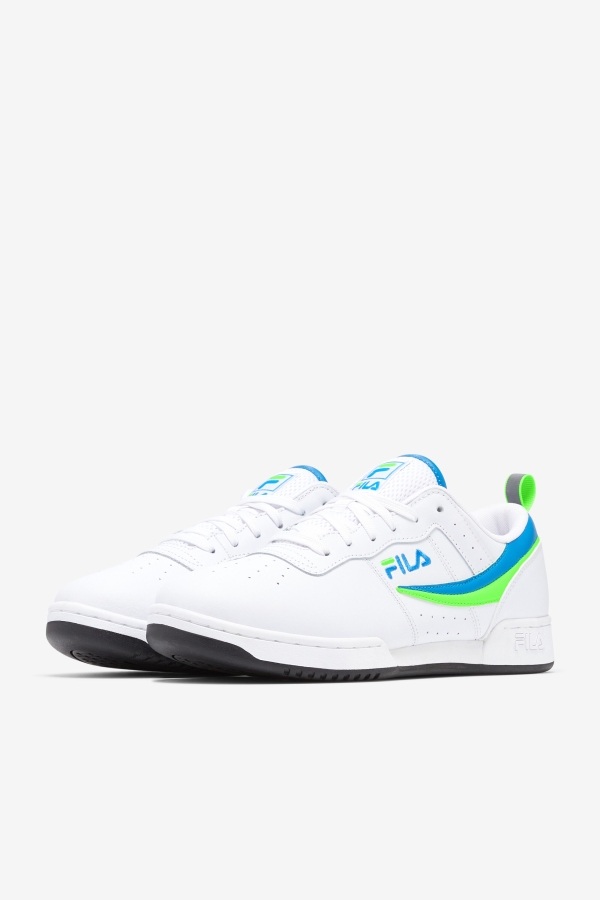 White-Green-Black Men\'s Original Fitness Fila
