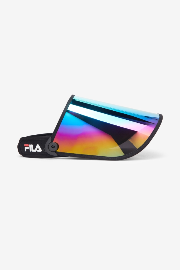Fila Plastic Face Shield Black-Iridescent