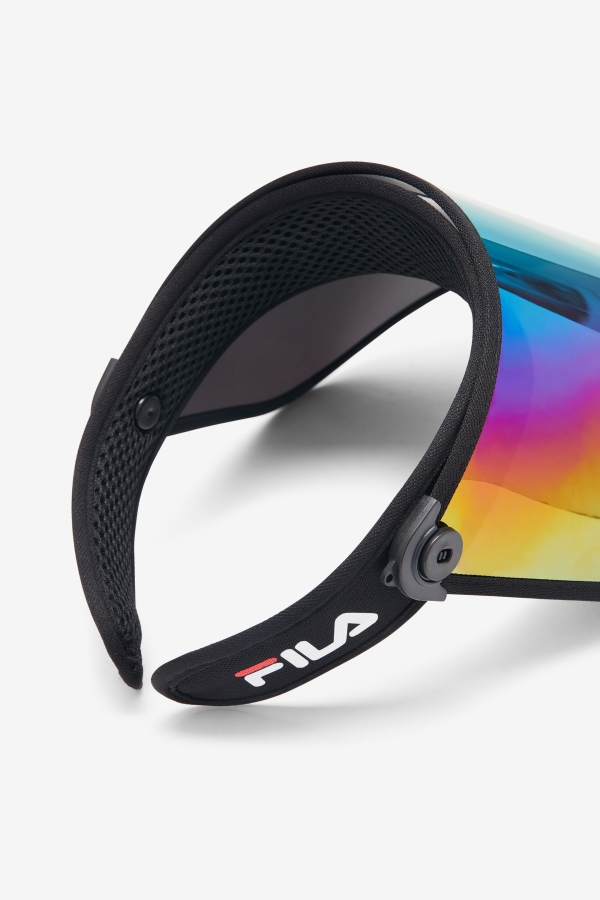 Fila Plastic Face Shield Black-Iridescent