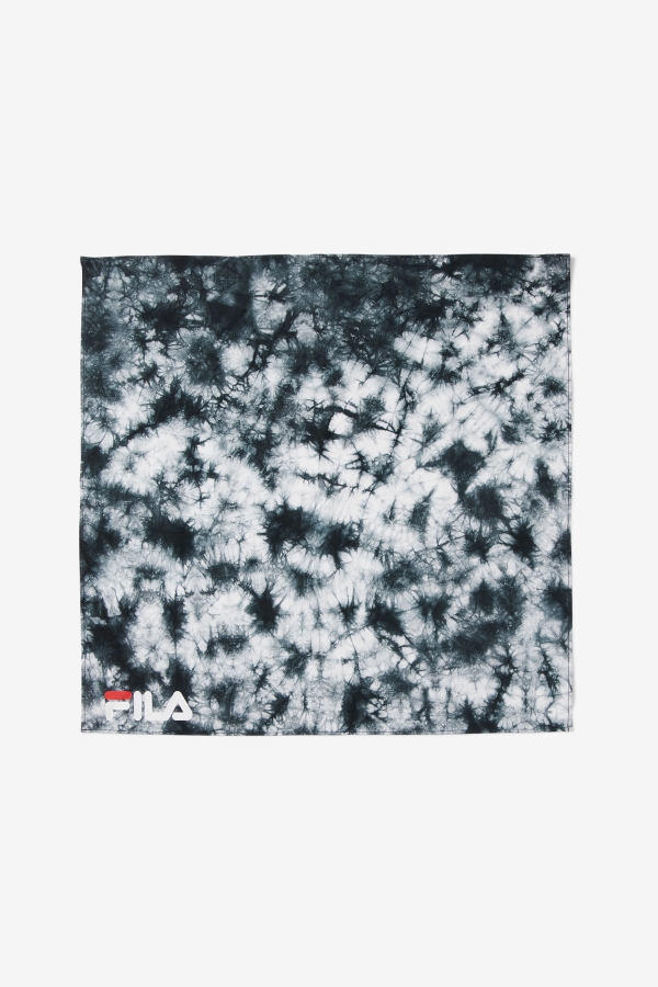 Black-White Black & White Tie Dye Bandana Fila