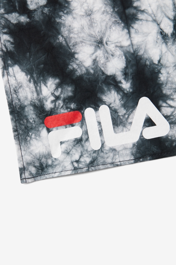 Black-White Black & White Tie Dye Bandana Fila