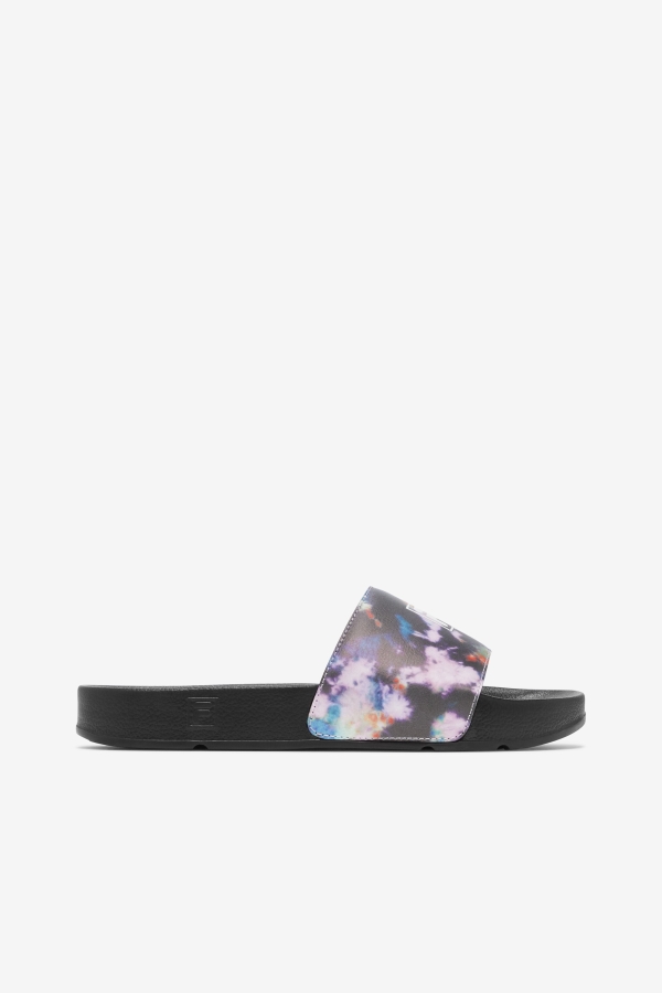 Multi-Black-White Fila Women's Drifter Tie Dye