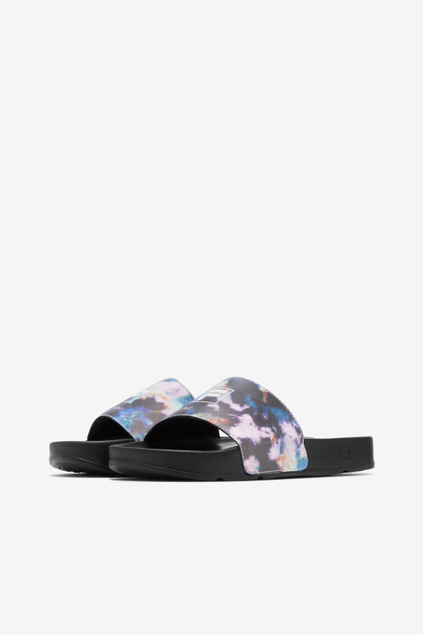 Multi-Black-White Fila Women\'s Drifter Tie Dye