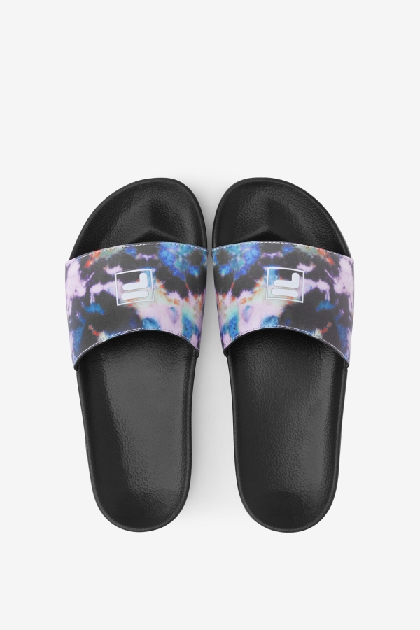 Multi-Black-White Fila Women\'s Drifter Tie Dye