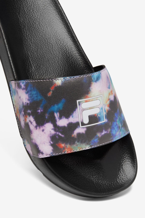 Multi-Black-White Fila Women\'s Drifter Tie Dye