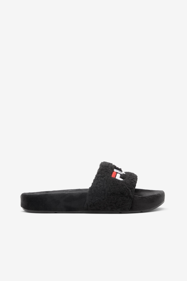 Fila Women's Fuzzy Drifter Black-Red-White