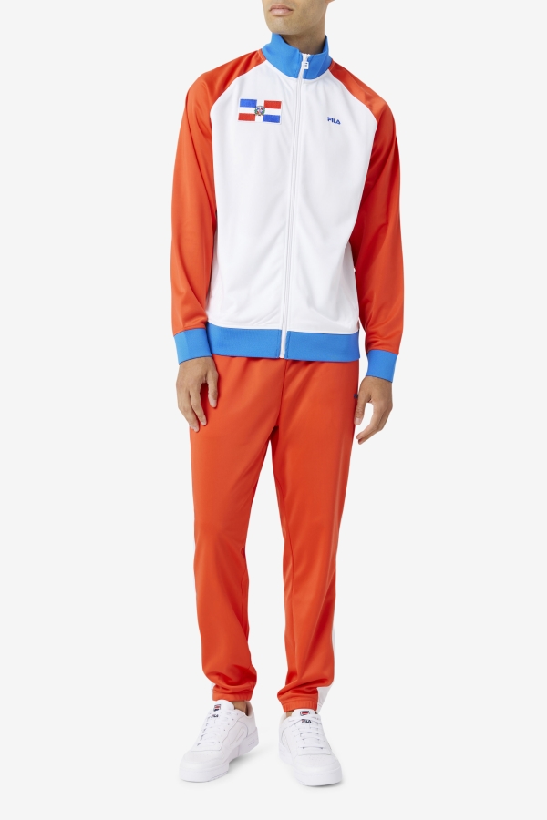 Dominican Republic Pant Fiery Red-White Fila
