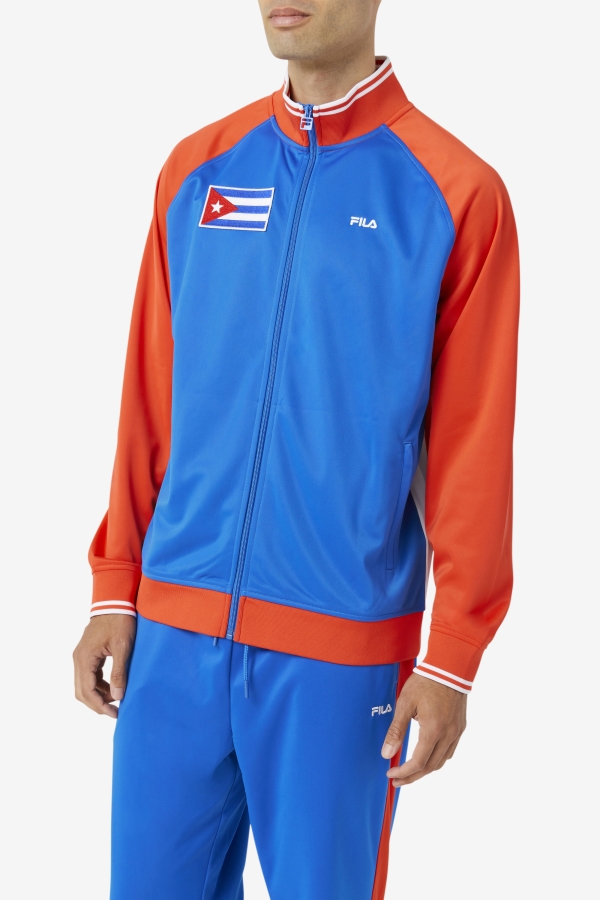 Cuba Track Jacket Fila Fiery Red-White-Blue