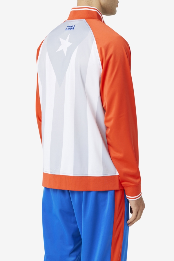 Cuba Track Jacket Fila Fiery Red-White-Blue
