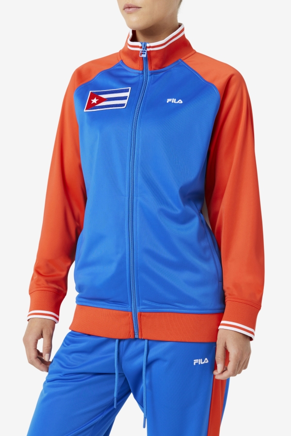 Cuba Track Jacket Fila Fiery Red-White-Blue