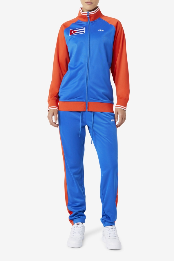 Cuba Track Jacket Fila Fiery Red-White-Blue