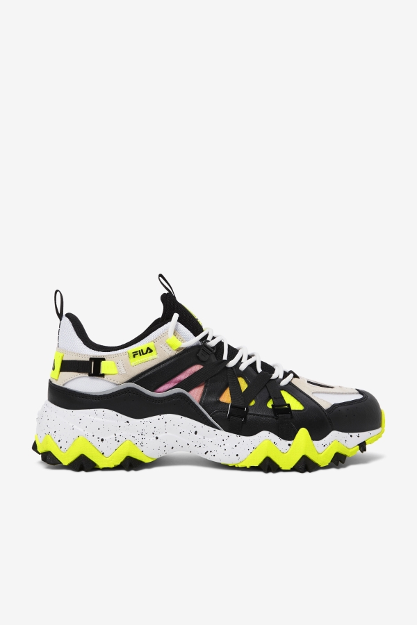 Men's Excursion White-Black-Yellow Fila