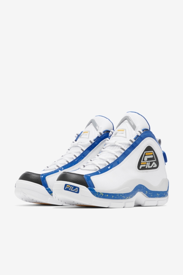 Fila Men\'s Grant Hill 2 White-Nebulas Blue-Lemon