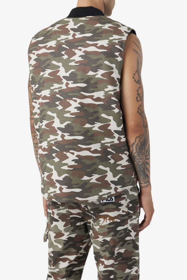 Fila Camo Print-Black 2Pac Vest