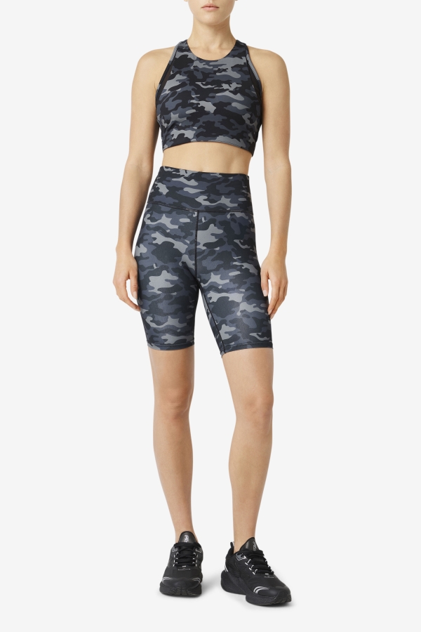Forza 8\" Bike Short Fila Dark Camo-Black