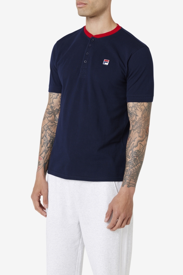 Navy-Red Ralph Henley Fila