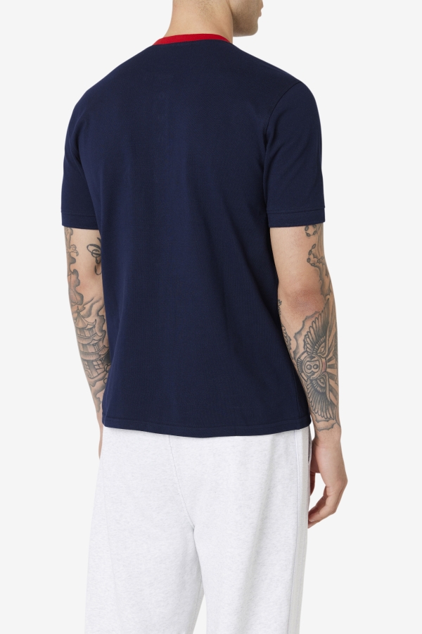 Navy-Red Ralph Henley Fila