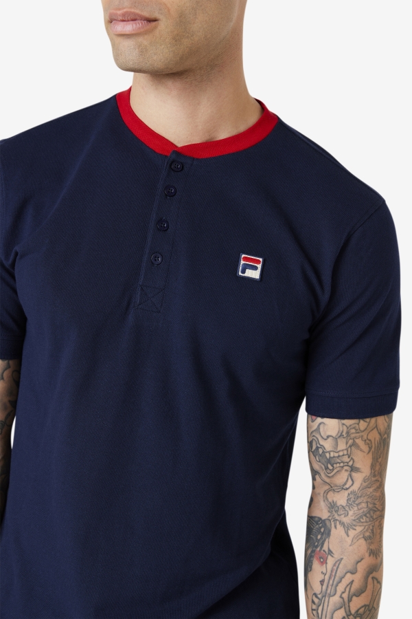 Navy-Red Ralph Henley Fila