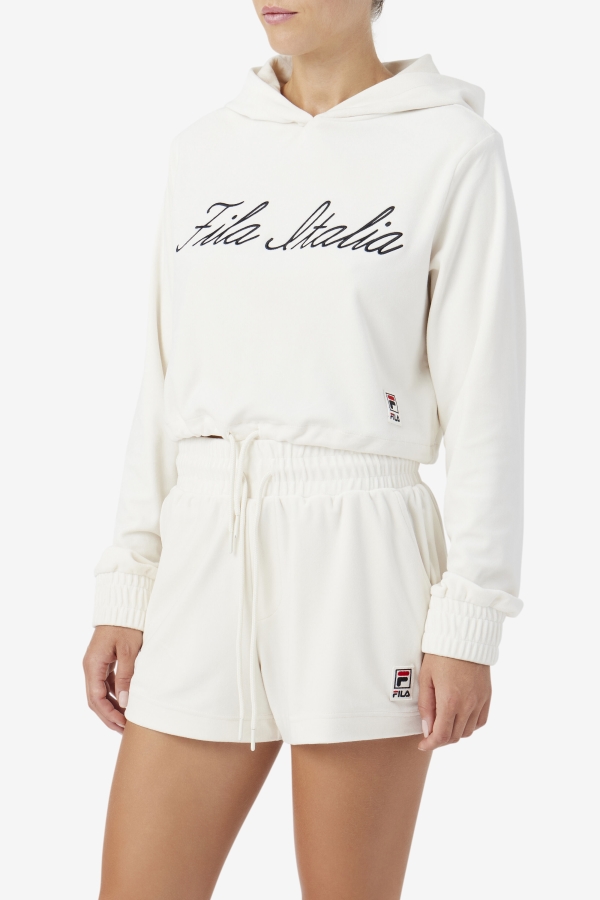 Gardenia-Black Sofia Hoodie Fila