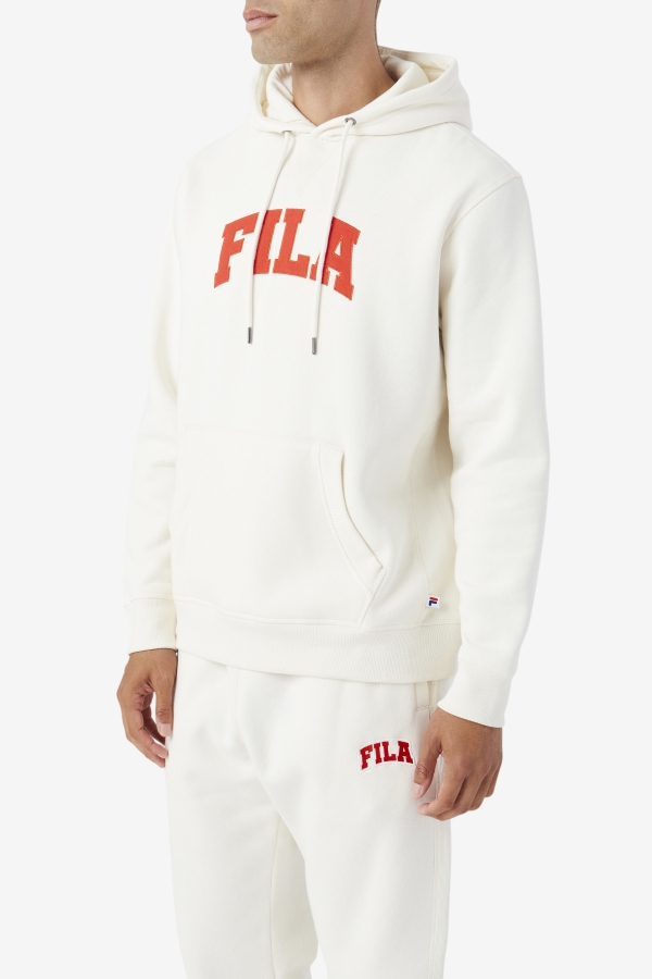 Fila Brook Hoodie Gardenia-Fiery Red