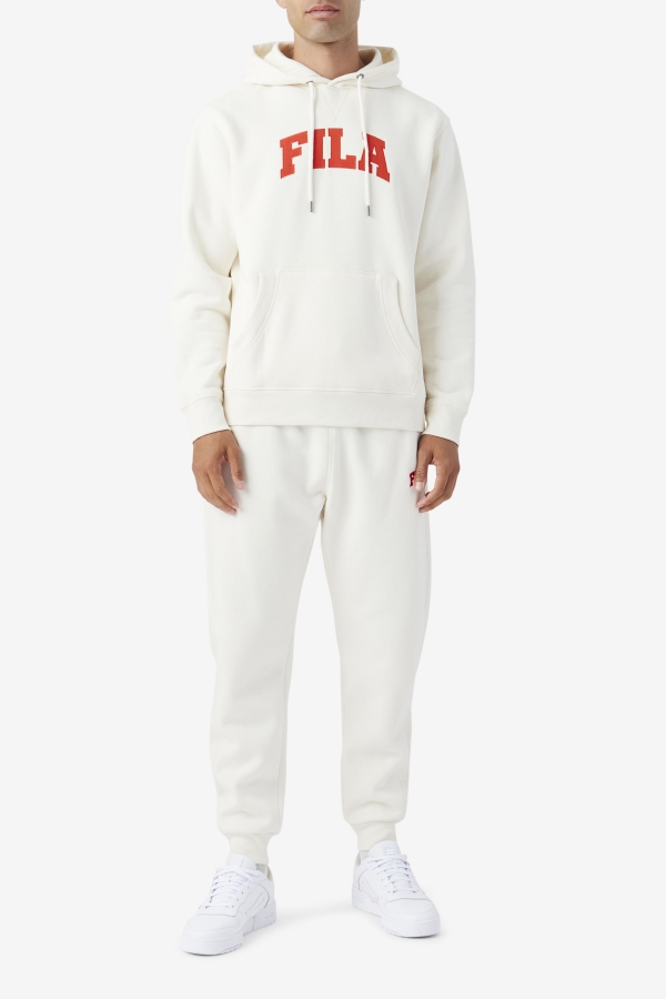 Fila Brook Hoodie Gardenia-Fiery Red