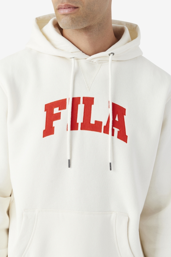 Fila Brook Hoodie Gardenia-Fiery Red