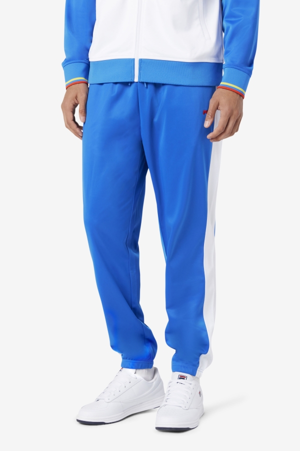 Ecuador Track Pant Blue-White-Fiery Red Fila