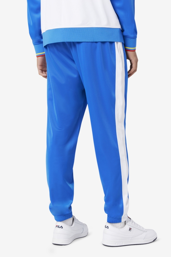 Ecuador Track Pant Blue-White-Fiery Red Fila