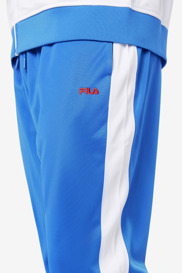 Ecuador Track Pant Blue-White-Fiery Red Fila