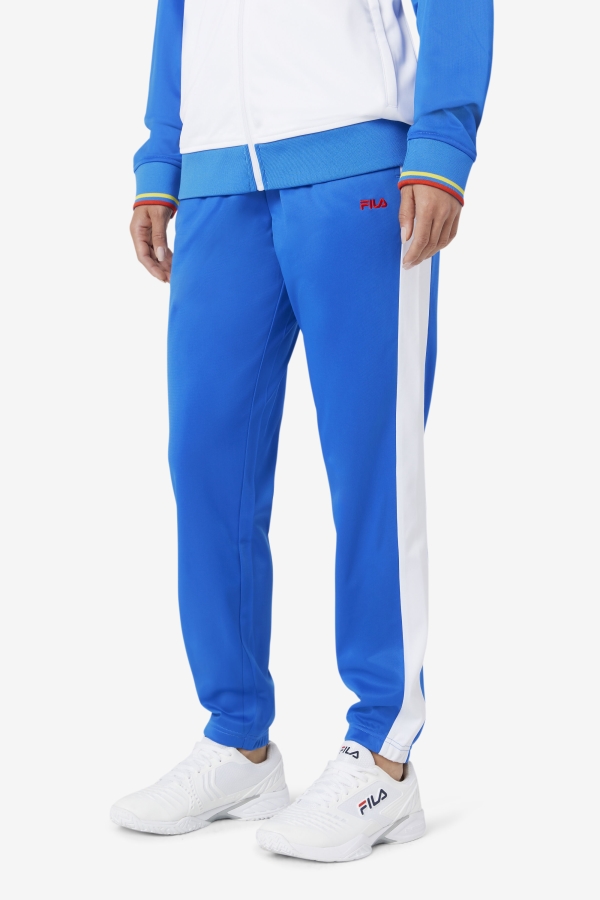 Ecuador Track Pant Blue-White-Fiery Red Fila