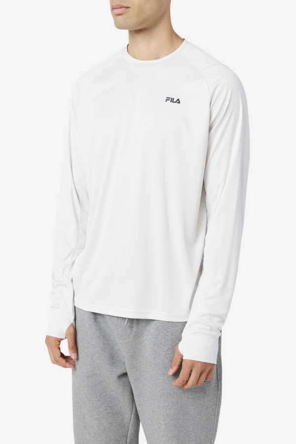 Nimbus Cloud-Black Fila Jazam Long Sleeve Crew