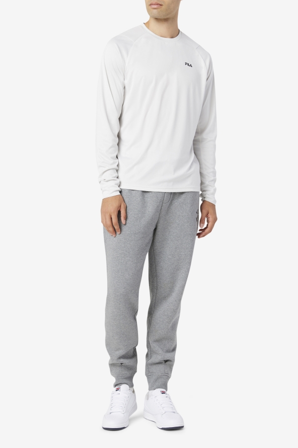 Nimbus Cloud-Black Fila Jazam Long Sleeve Crew