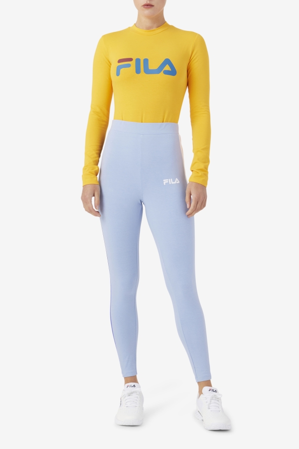 Chaya Bodysuit Yellow-Vallarta Blue-Rhubarb Fila