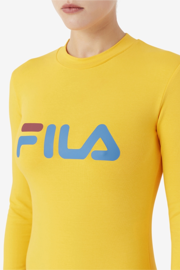 Chaya Bodysuit Yellow-Vallarta Blue-Rhubarb Fila