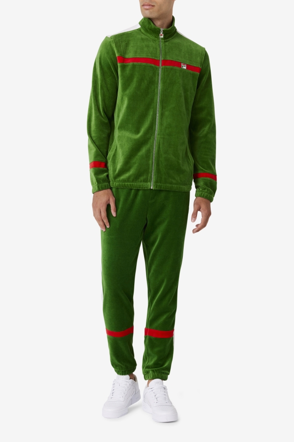 Fila Formal Garden-White-Red Ravid Velour Jacket