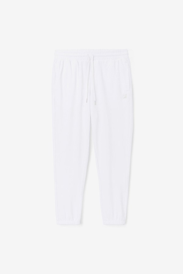 Deverall Velour Pant Fila White