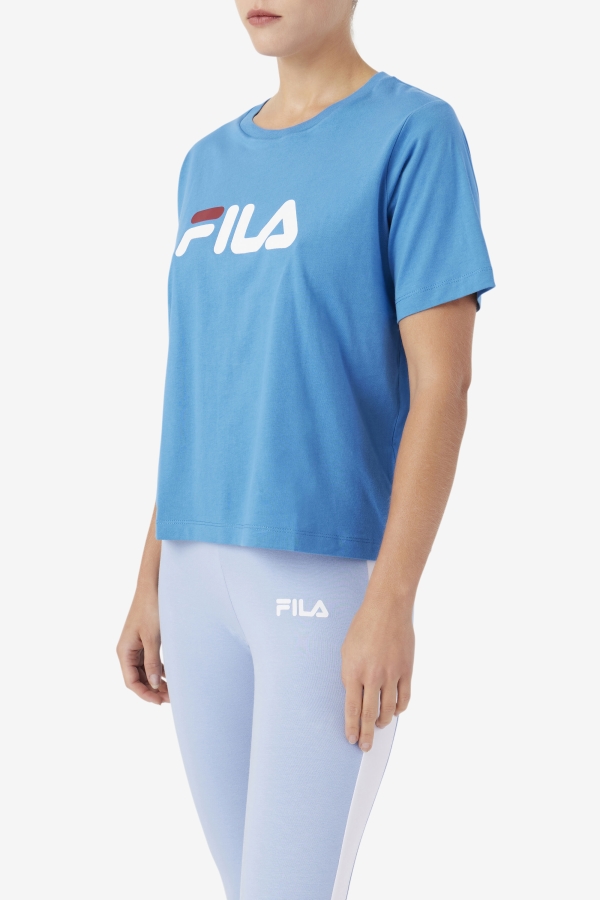 Fila Thea Tee Vallarta Blue-White-Rhubarb