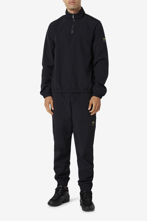 Magnus 1-4 Zip Track Jacket Black Fila