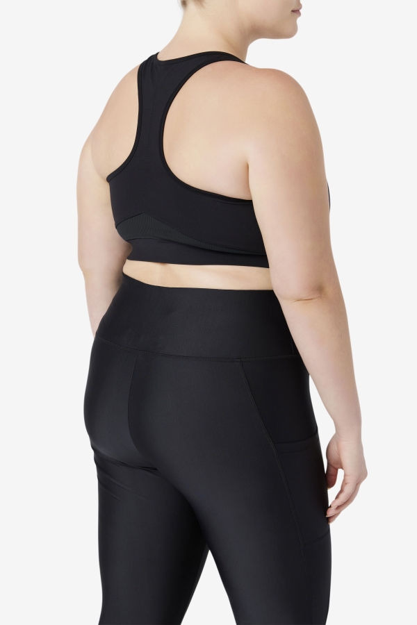 Fila Uplift Racerback Sports Bra Black