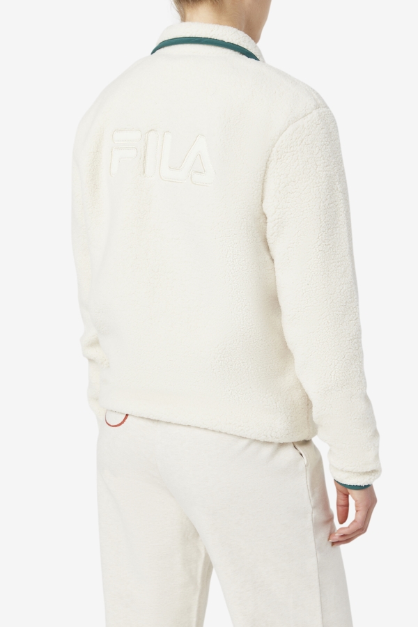 Fila Kyomi Quarter Zip Pullover Tofu-Forest Biome