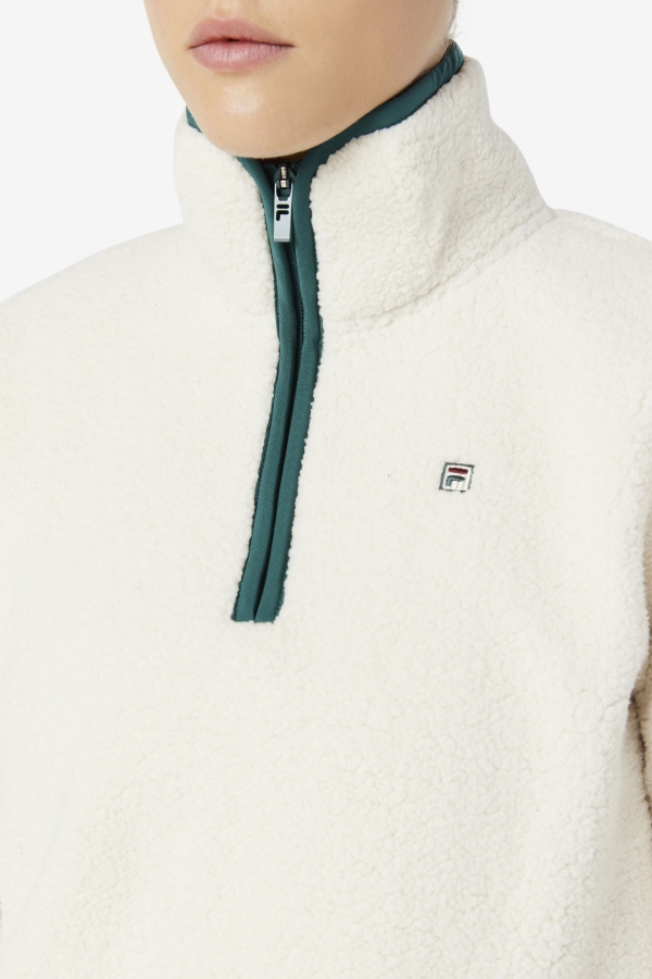 Fila Kyomi Quarter Zip Pullover Tofu-Forest Biome