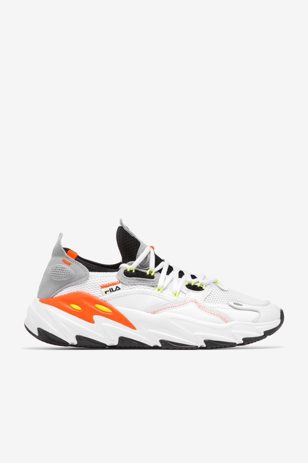 White-Black-Orange Men's Ray Tacer Evo 2 Fila