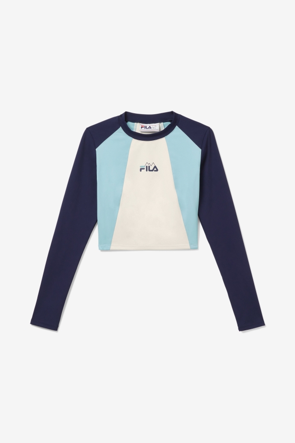 Fila Whitely Top Navy-Iced Aqua-Egret