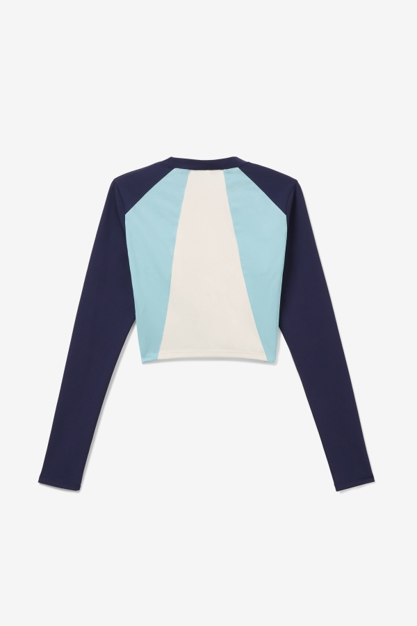 Fila Whitely Top Navy-Iced Aqua-Egret