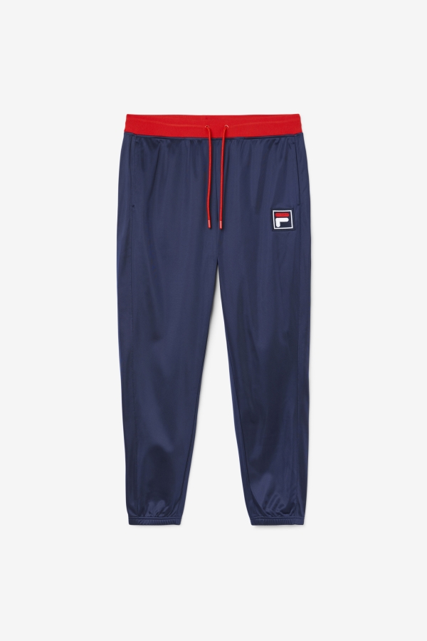 Navy-Red-White Fila Wayan Track Pant